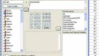 Computing a Scale in SPSS