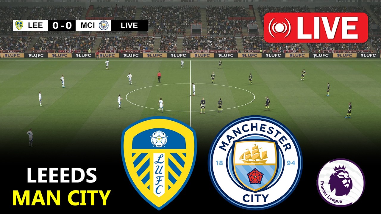 Leeds United vs Manchester City | English Premier League 2026 | PES 21 Simulation