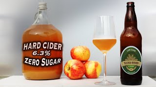 Sparkling HARD CIDER | 2 ingredients | Low Carb and High Alcohol  supported by NewAir fridges |
