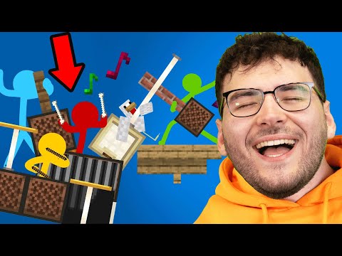 New REAKTION auf VERRÜCKTES MUSIK BATTLE in MINECRAFT vs. ANIMATION