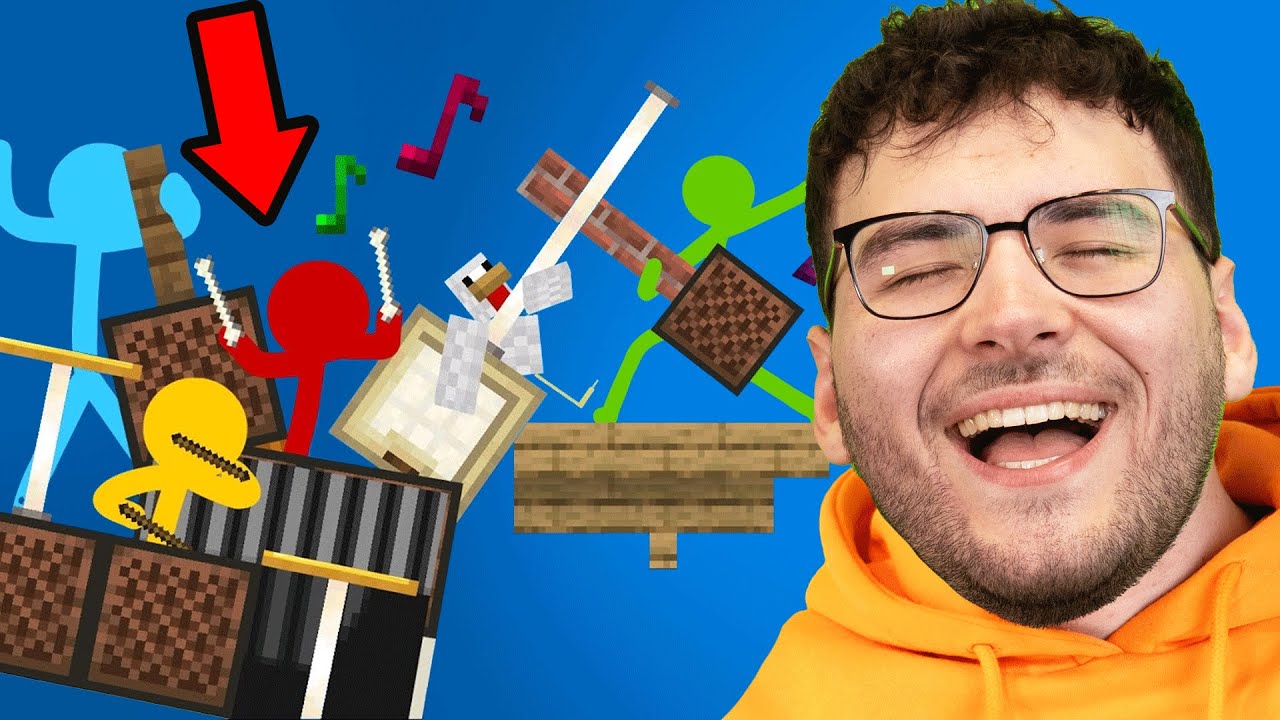 REAKTION auf VERRÜCKTES MUSIK BATTLE in MINECRAFT vs. ANIMATION