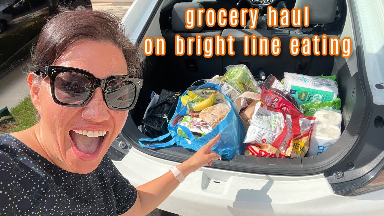 GROCERY HAUL! What I bought at Sprouts for my Bright Line Eating diet | Down nearly 60 pounds