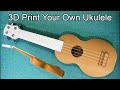 2ND Largest 3D Printed Ukulele in the WORLD | 3D Print Your Own | Maker Projects Mp3 Song