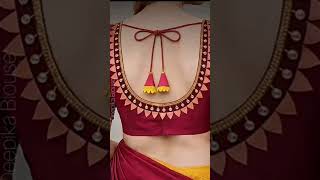 💖wow 🤩 New blouse design back neck designs viralshorts Latest stylish blouse #trending