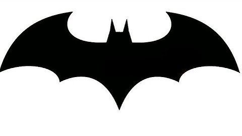 How to draw The Batman logo on Computer using Ms Paint in easy steps