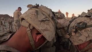 US MARINES RANGE 410A PLATOON ATTACK REHEARSAL 29 PALMS- NOV 2024 DEPLOYMENT WORK-UP GOPRO FOOTAGE