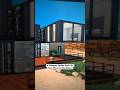Designer Builds Real Life Floor Plan In The Sims 4 -  Cozy Shipping Container Home - #sims4house