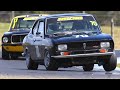 76 YEAR OLD in Historic Mazda Rotary Racer vs V8 Muscle - ONBOARD