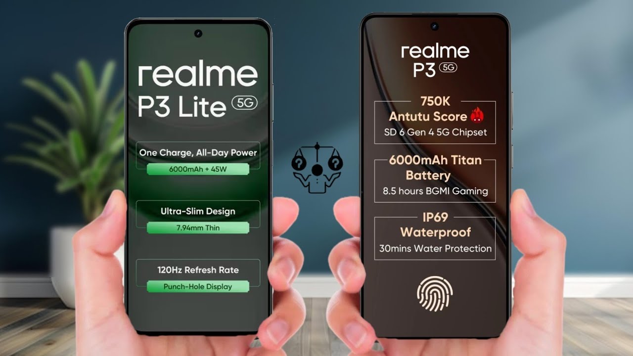 Realme P3 Lite Vs Realme P3