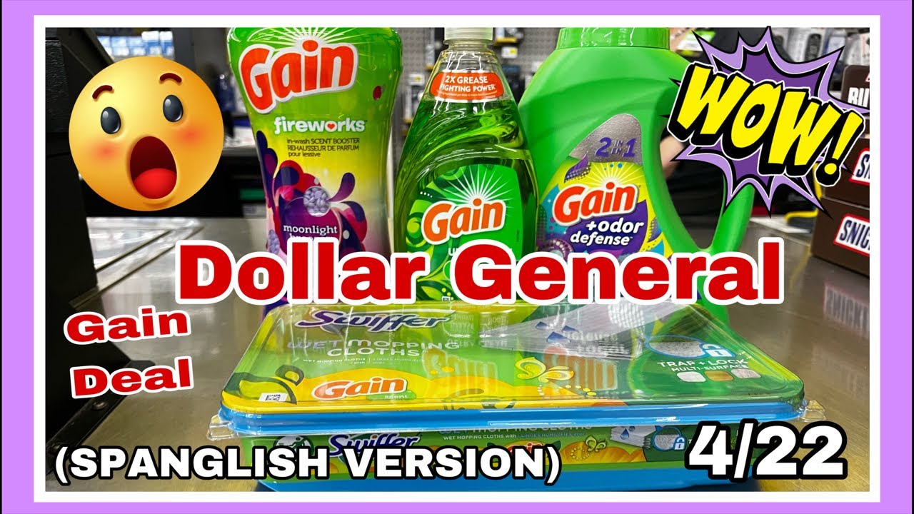 Amazing Gain Deals At Dollar General ‼️ Ofertas Buenísimas De Gain En