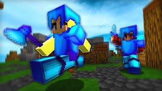 carrying a girl in skywars...