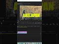 Create this text revel effect inside premiere pro #cinematic #premierepro