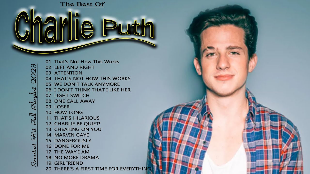 CHARLIE PUTH | Charlie Puth SONGS| Charlie Puth PLAYLIST| Charlie Puth