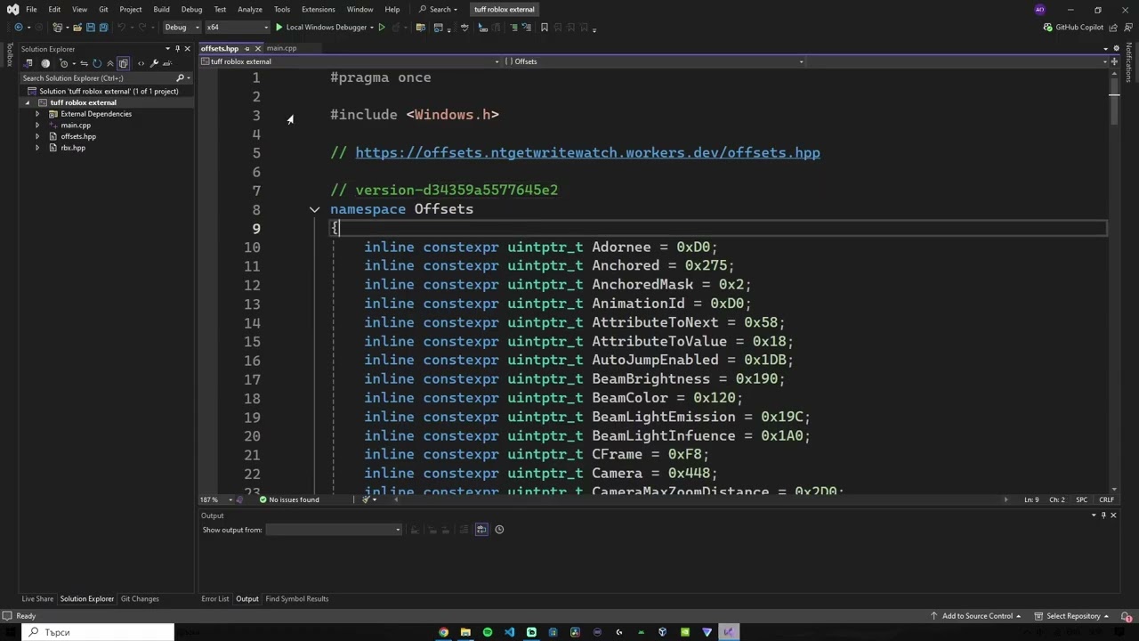 How to make a roblox external using Vortix's base.