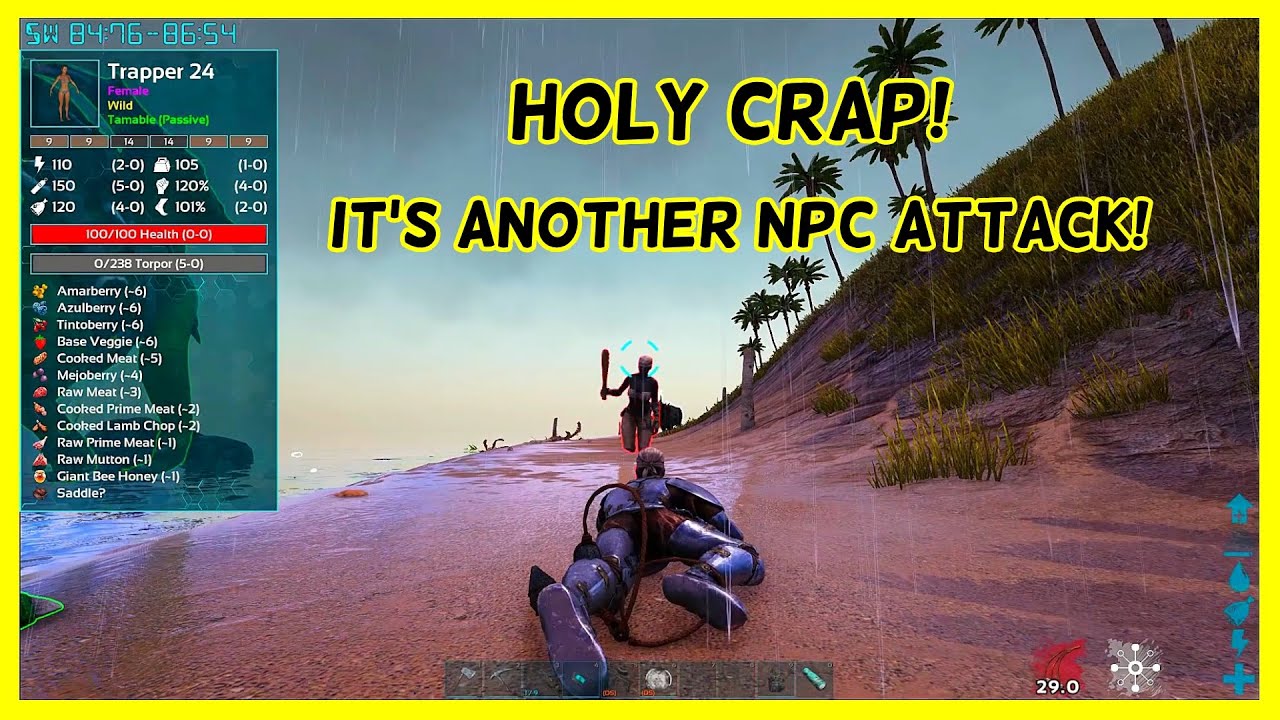 Ark Mods Showcase: This Parasaur Saved Me From The NPCs. | Noxious Dinos Mod