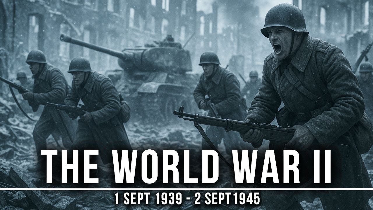Fall Asleep To | The ENTIRE History of WORLD WAR 2 | WW2 War | Relaxing Documentary
