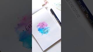 Watercolor Background Tutorial 😊😊#subscribe #shorts #aesthetic #anime #art #funart #youtubeshorts