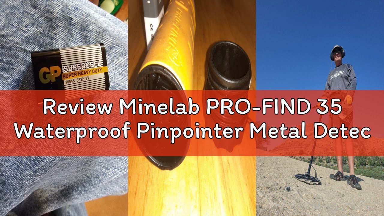 Review Minelab PRO-FIND 35 Waterproof Pinpointer Metal Detector for Experts with Tone ID & Adjustabl