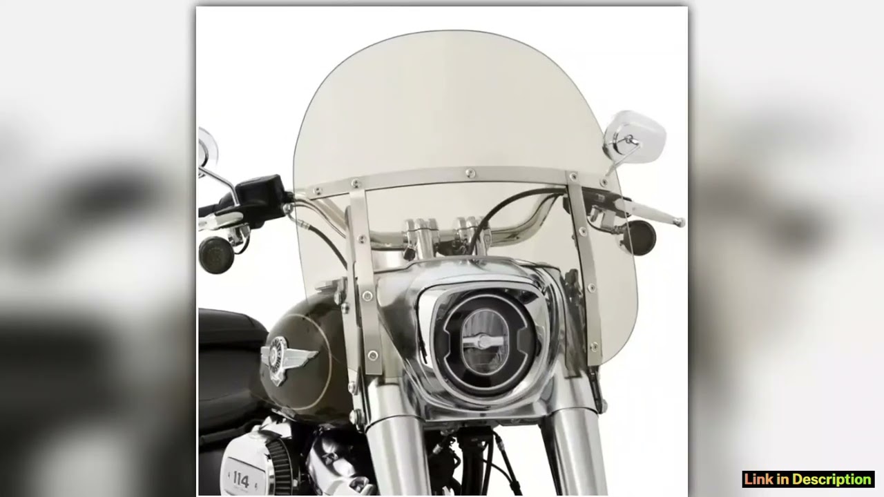Motorcycle windscreen For Harley Softail Fat boy 20182024 windshield front windshield 1519 inches P