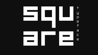 square typeface square typeface