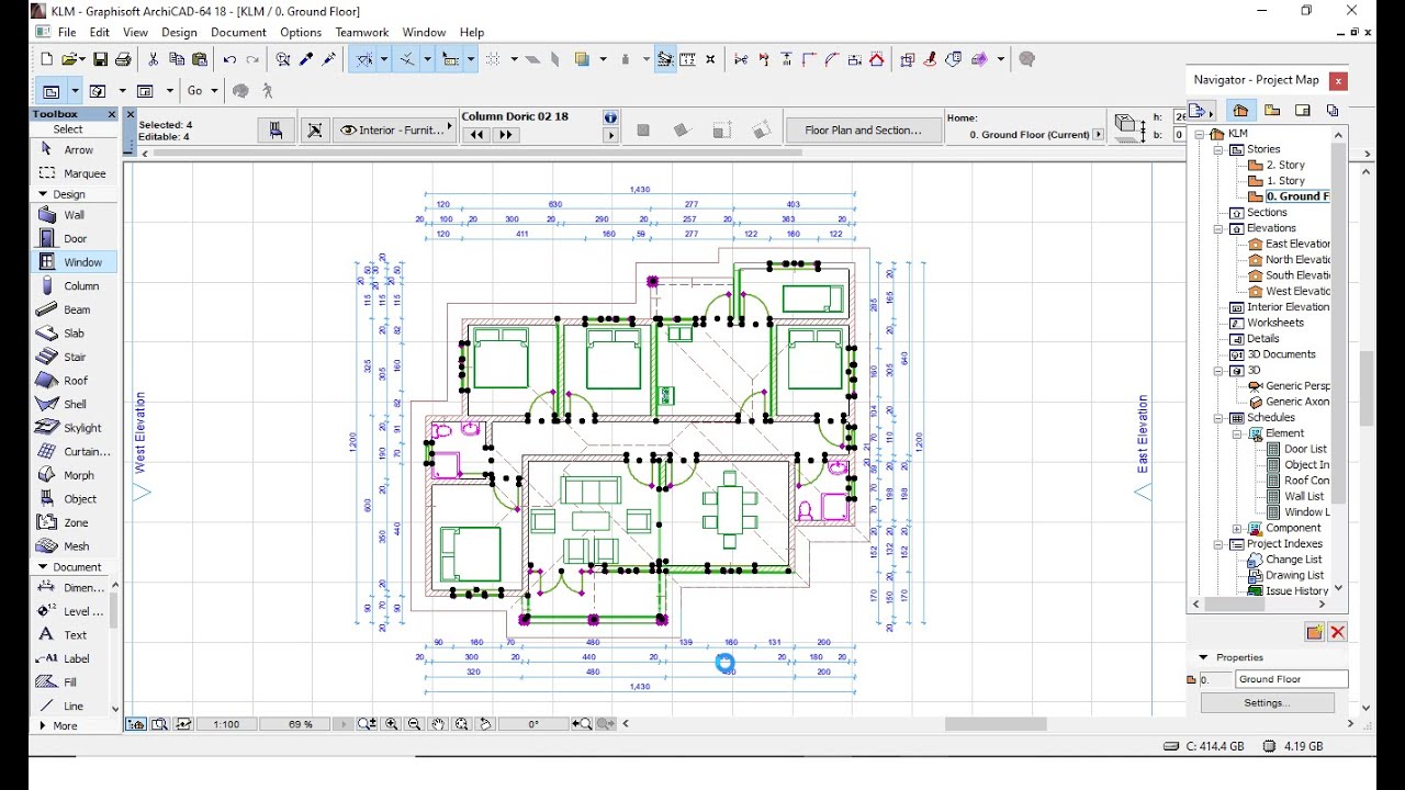 22. AUTOMATIC DIMENSIONING IN ARCHICAD