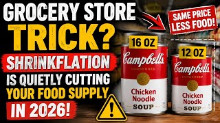 Full  Grocery Store Trick Shrinkflation Is Quietly Cutting Your Food Supply in 2026! Update