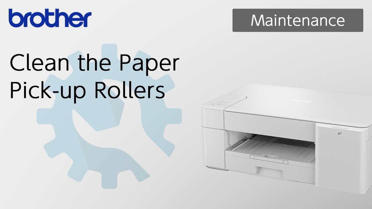 Clean the Paper Pick-up Rollers [Brother Global Support]