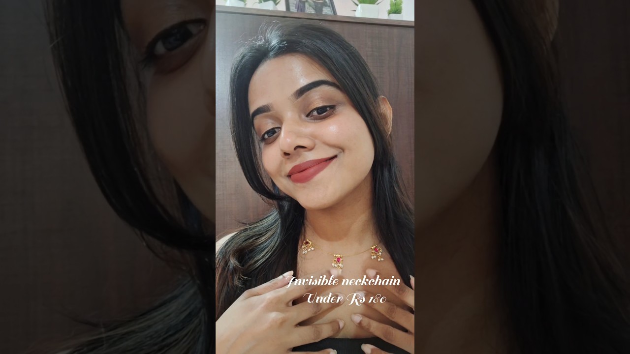 Invisible neckchain under Rs.180 🤩