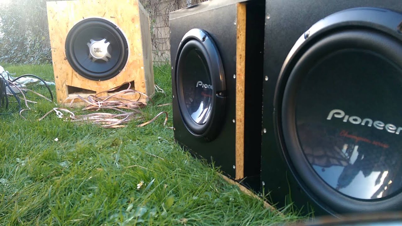 Pa Subwoofer von Pioneer & JBL 3400 watt. YouTube