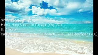 Simona Marchesi - H 563. Harp Sonata in G major (Wq 139) III. Allegro