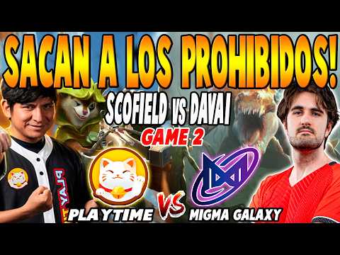PLAYTIME vs NIGMA GALAXY [GAME 2] BO3 - SCOFIELD, WITS vs DAVAI LAMA - 1 WIN ESSENCE I DOTA 2