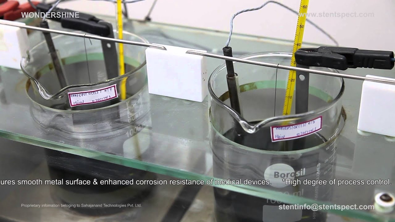 Stent electro polishing machine, WonderShine YouTube