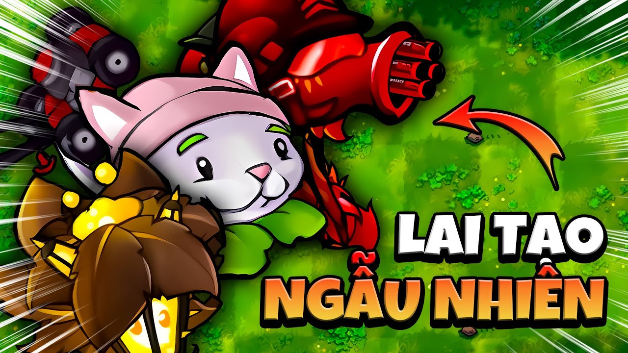 LAI TẠO NGẪU NHIÊN 6 MÈO CẮT CỎ ĐỐI ĐẦU ZOMBIES MICHAEL TIẾN HÓA CẤP 3 | PVZ RH FUSION