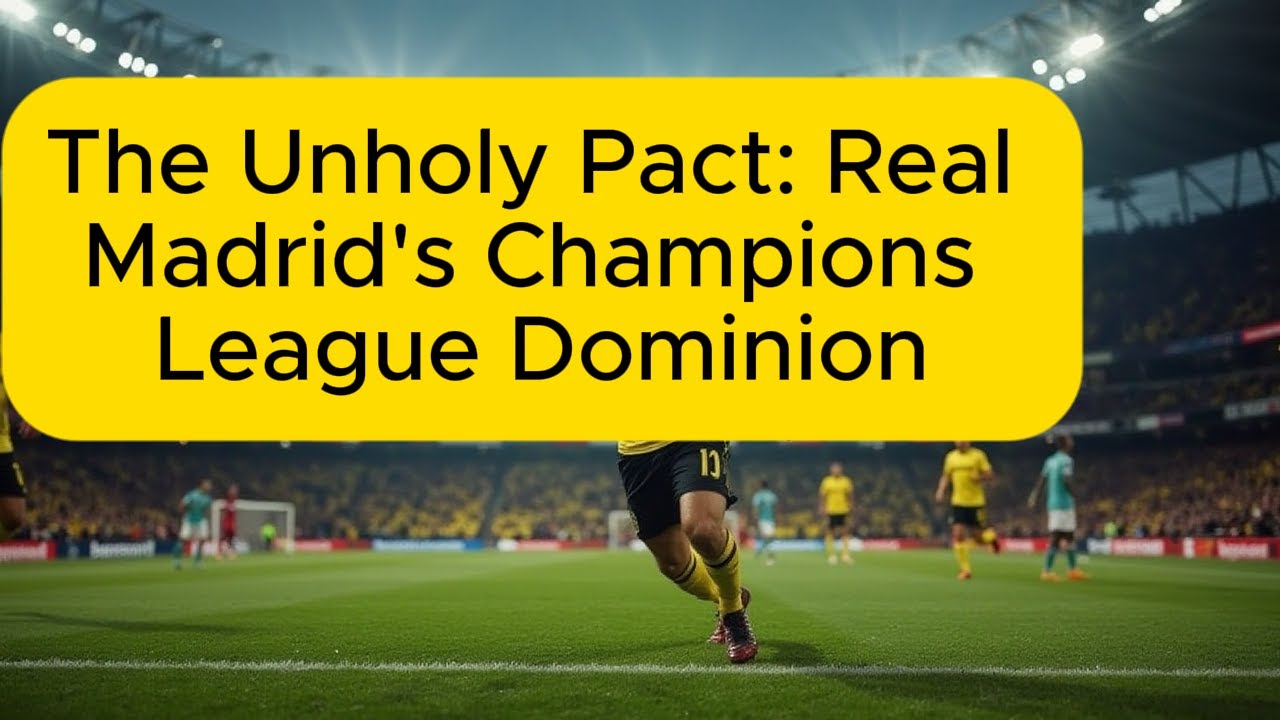 The Unholy Pact: Real Madrid's Champions League Dominion