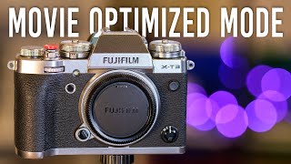 Fujifilm Settings For Video Movie Optimized Mode