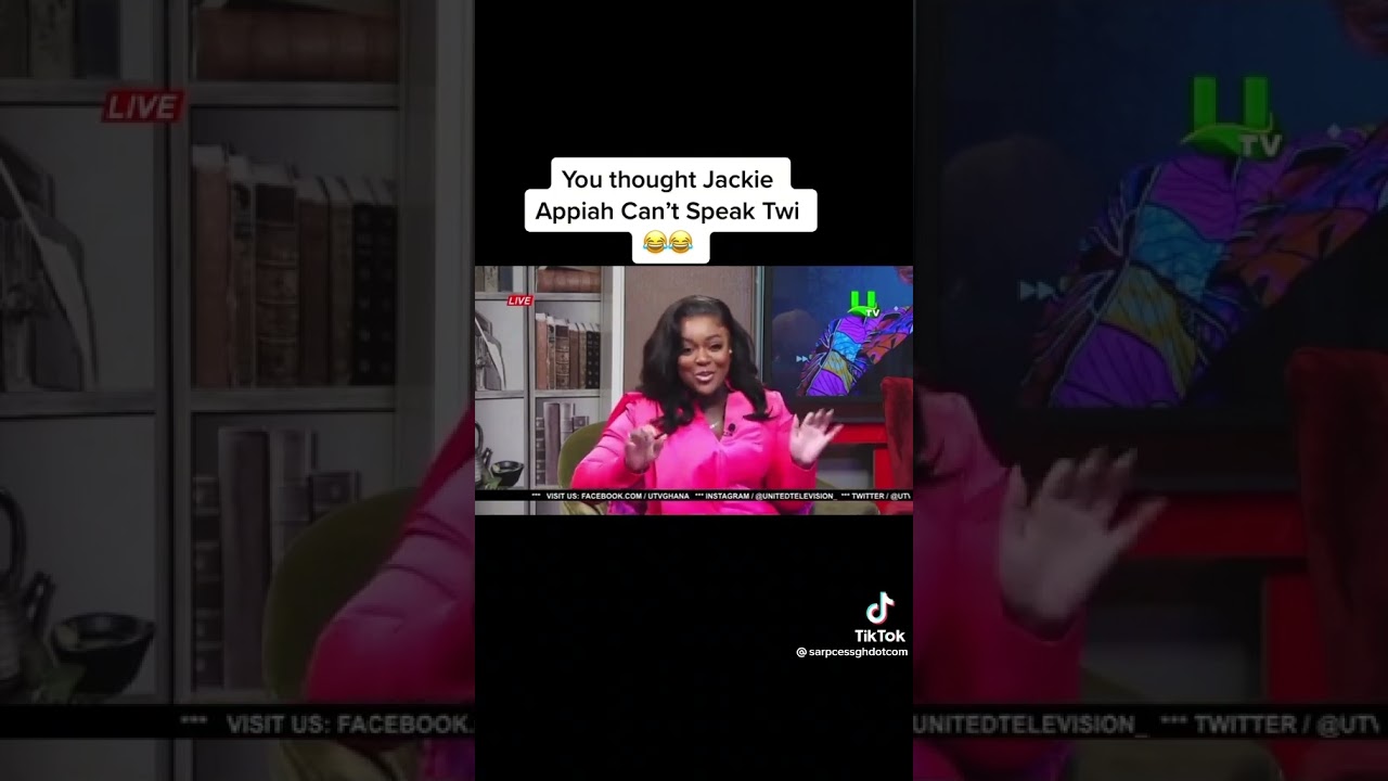 Jackie Appiah speaking Twi for first time 😲😲