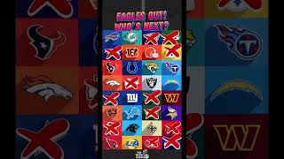 Eagles out! Who’s next #nfl #elimination #shorts