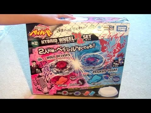 ベイブレード HYBRID WHEEL SET BB32 BEY-UNBOXING!!: BB-32 Hybrid Wheel Match Set! - (BB-10 Attack