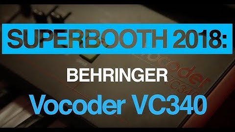 Superbooth 2018: Hear Behringer