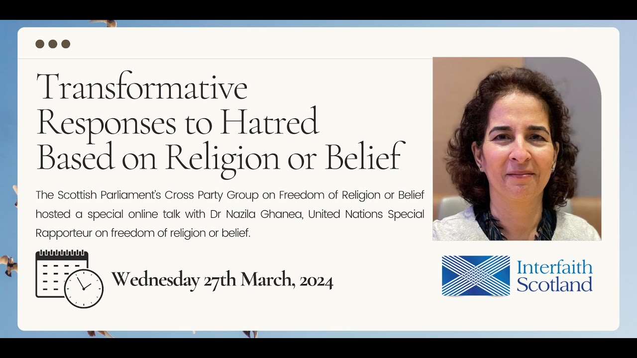 Transformative Responses to Hatred Based on Religion or Belief