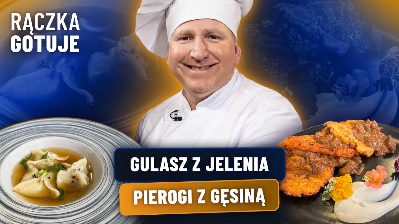 DZICZYZNA i GĘSINA! Bulion z gęsi, gulasz z jelenia i „słomiane” placki ziemniaczane | RĄCZKA GOTUJE