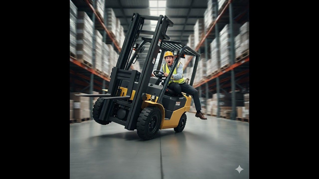 Безопасность вилочных погрузчиков — предотвращение опрокидывания