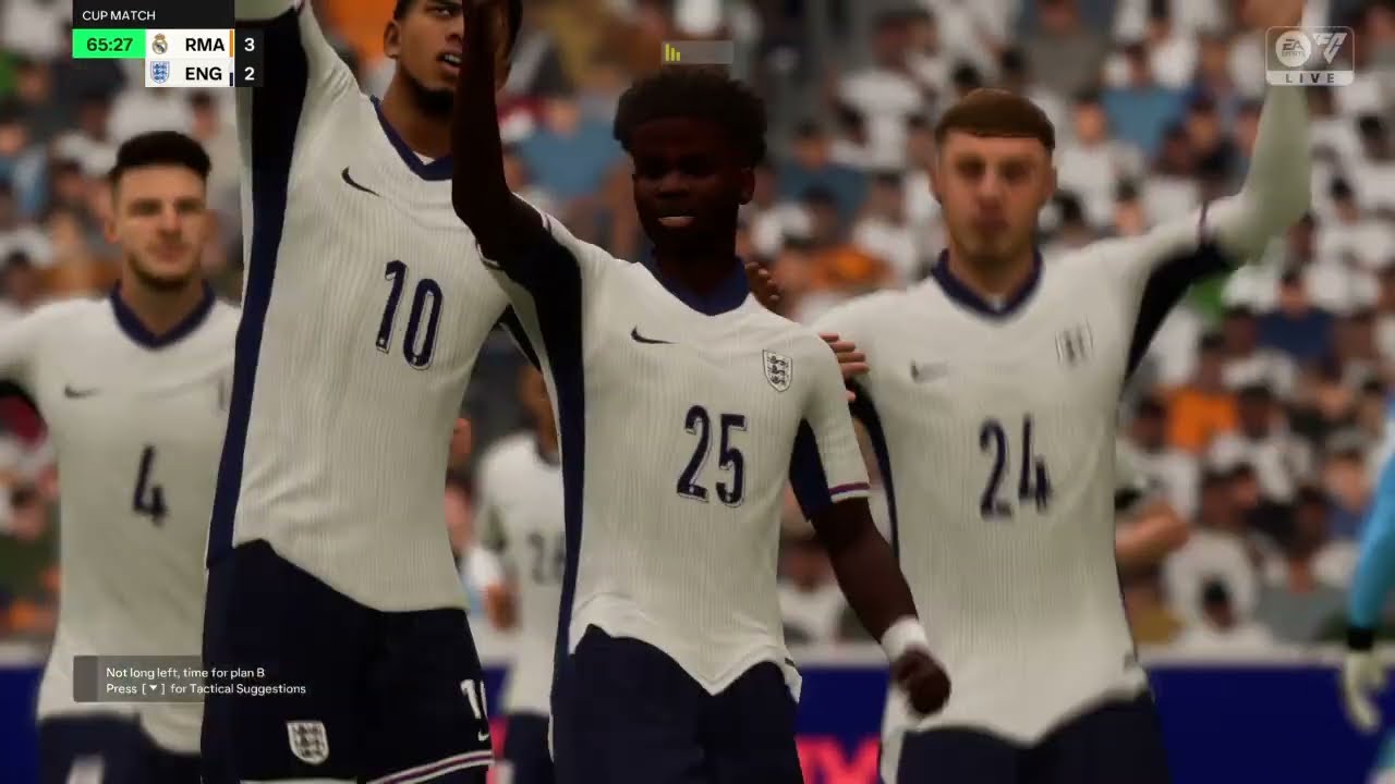 EAFC25 GOALS - 'BUKAYO SAKA'S TIGHT-ANGLE POWER-PELTER' SMASHES UNDER-BAR & RIPS THE NET'! (PART2/2