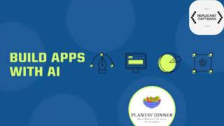 App made with AI prompting on Lovable - "Plantsy Dinner" meal planner screenshot 1