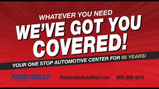 We've got you covered at Prostrollo Auto Mall!