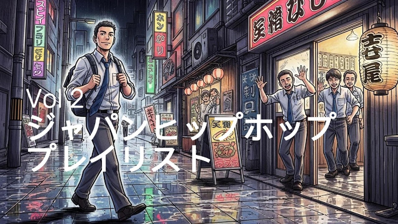 日本語ヒップホップ Vol.2 🎤🔥 Japanese Hip Hop Mix | Tokyo Street Vibes & Anime Beats