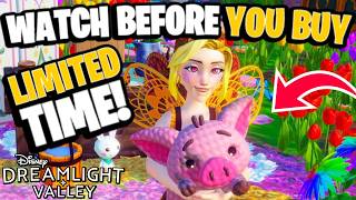 Switch Hotfix Is FINALLY OUT! [Crochet Pig Companion & More] Premium Shop Review | Dreamlight Valley