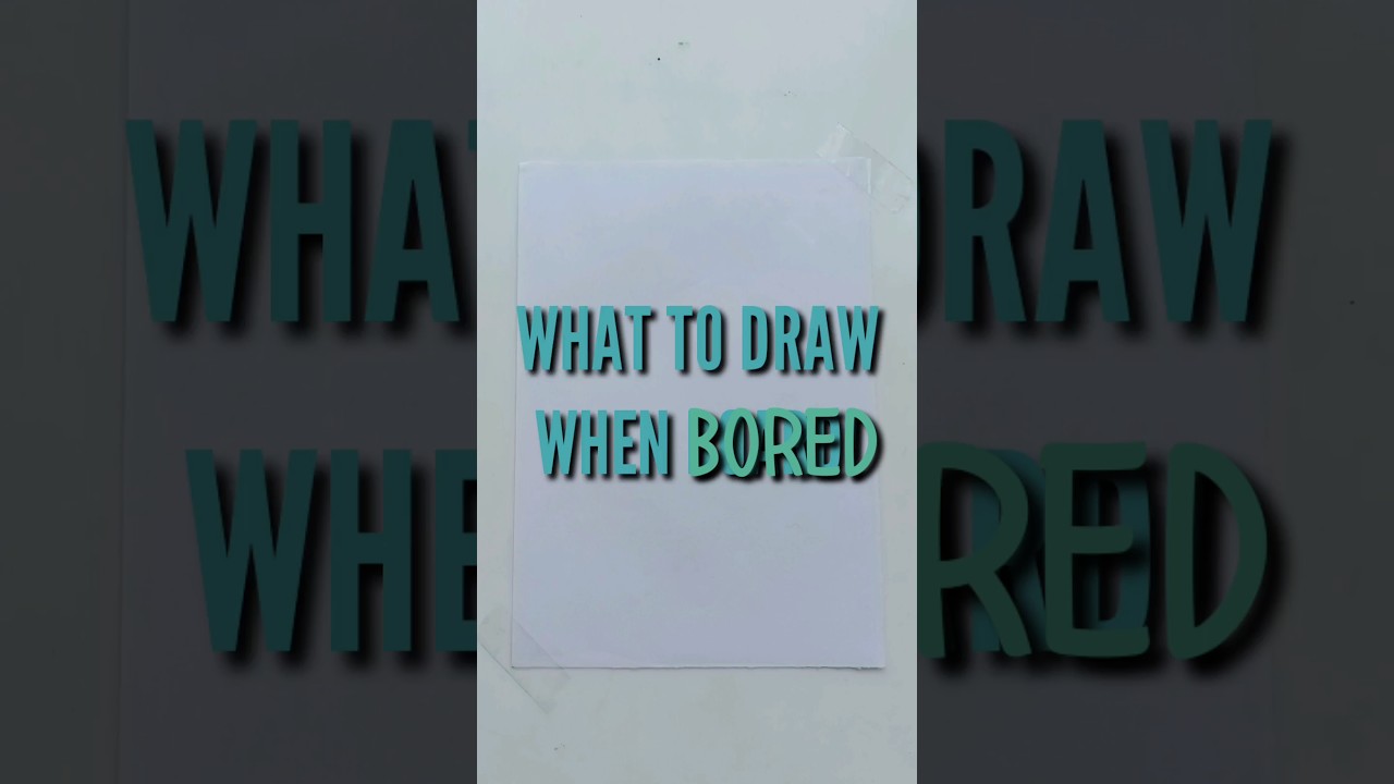 Something To Draw When You Are Bored In Class 