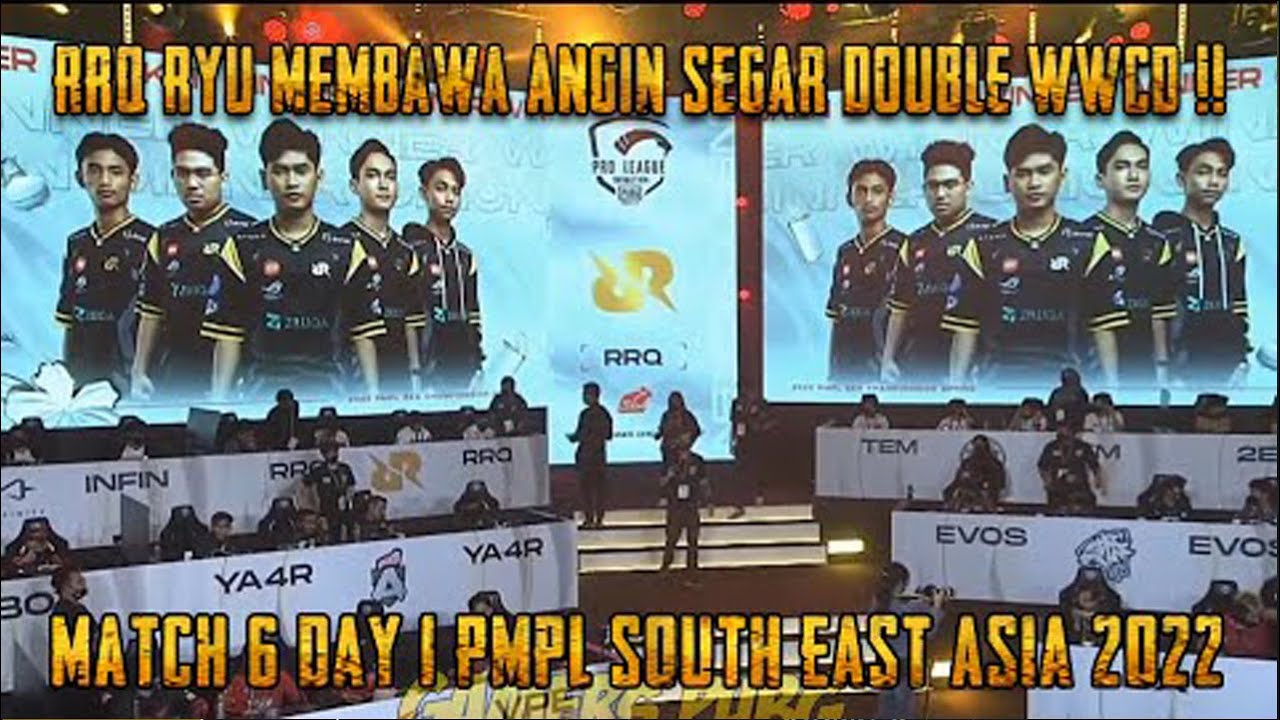 RRQ RYU Menggila Double Chicken Dinner D1M6 | PMPL South East Asia 2022