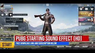 PUBG starting sound effect (HD)